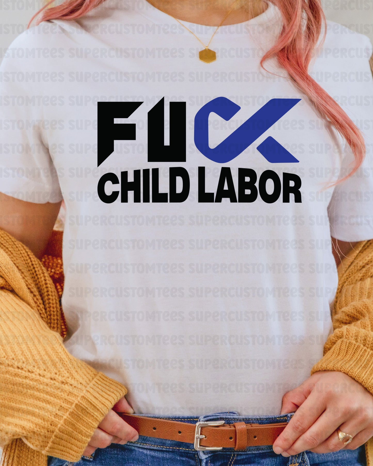 Child Labor Awareness Heat Transfer for Shirt