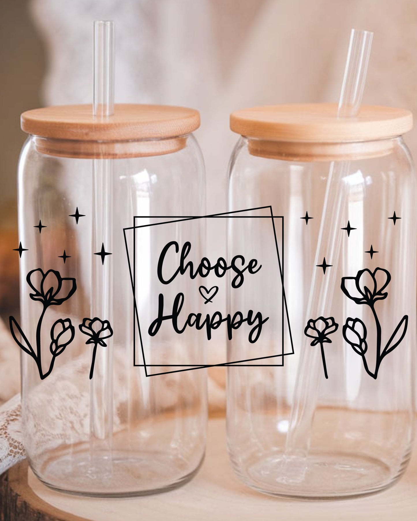 Choose Happy Bible Verse UV DTF Decals