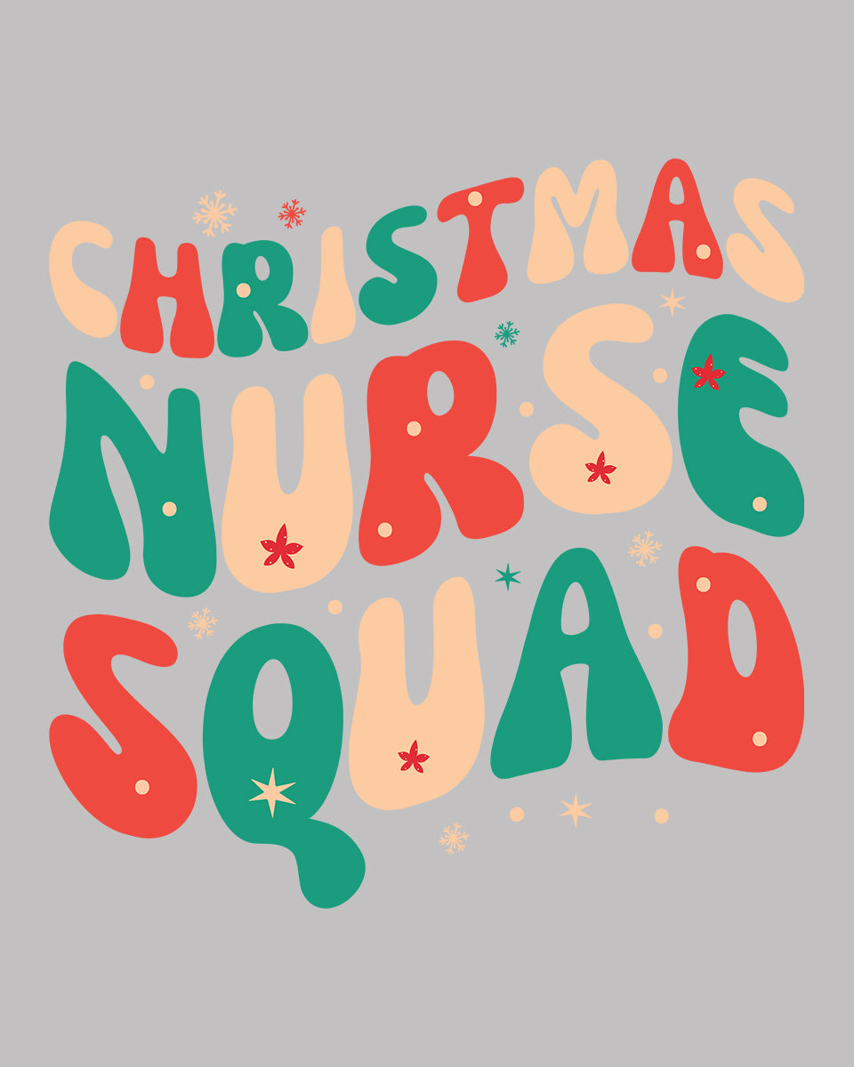 Christmas Nurse Squad DTF Transfer Film