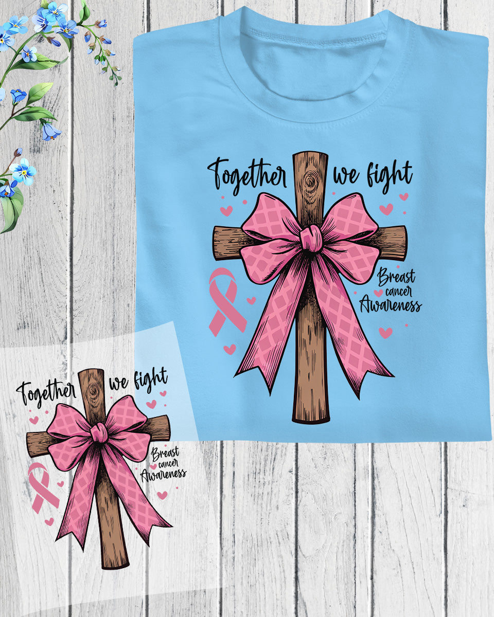 Christian Breast Cancer DTF Transfer