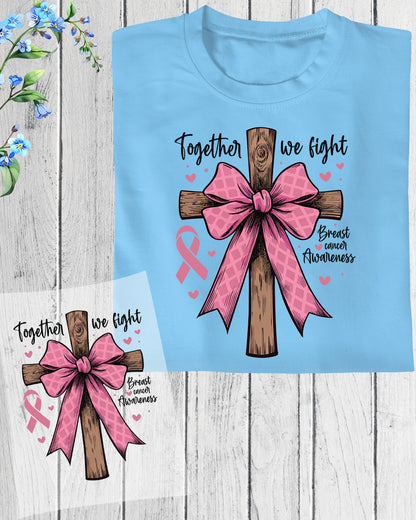 Christian Breast Cancer DTF Transfer