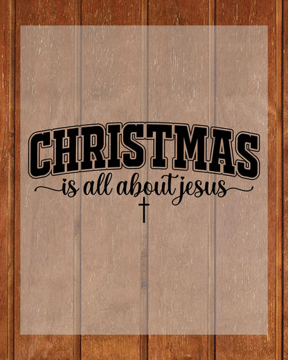 Christian Christmas DTF Transfer