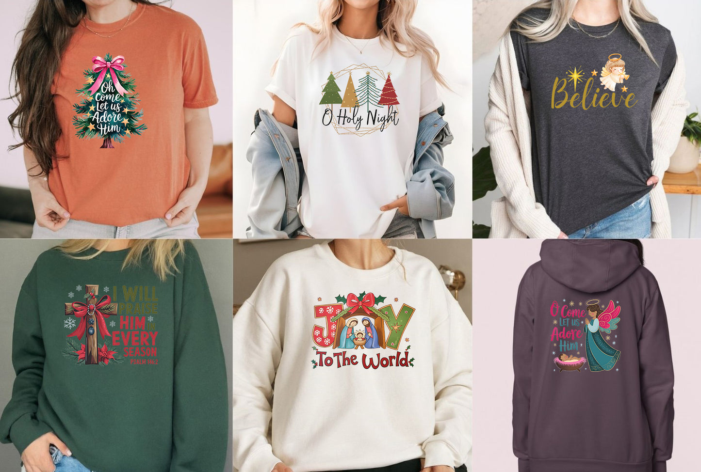 Christian Christmas Gang Sheet