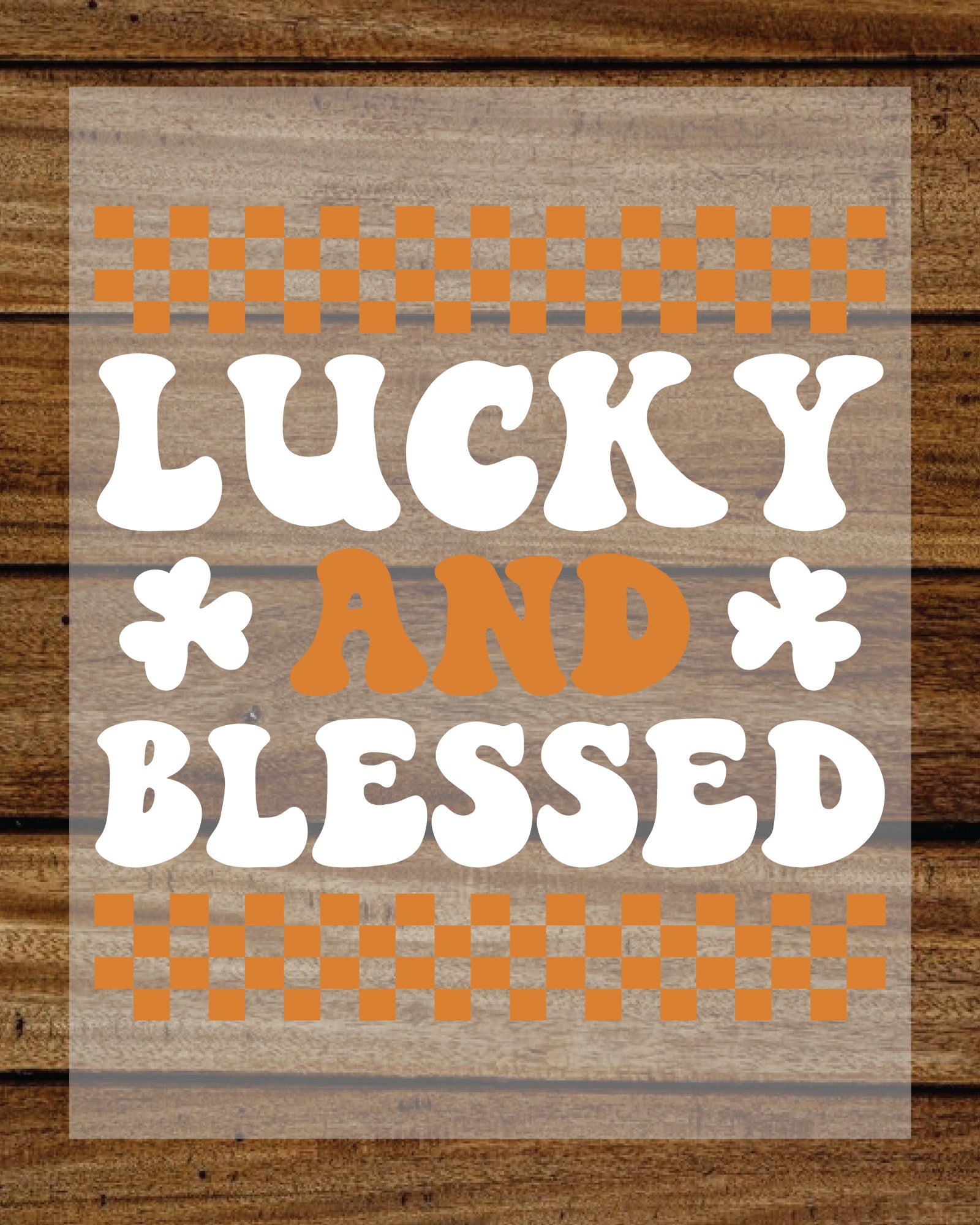 Christian Lucky and Blessed Kids DTF Transfer