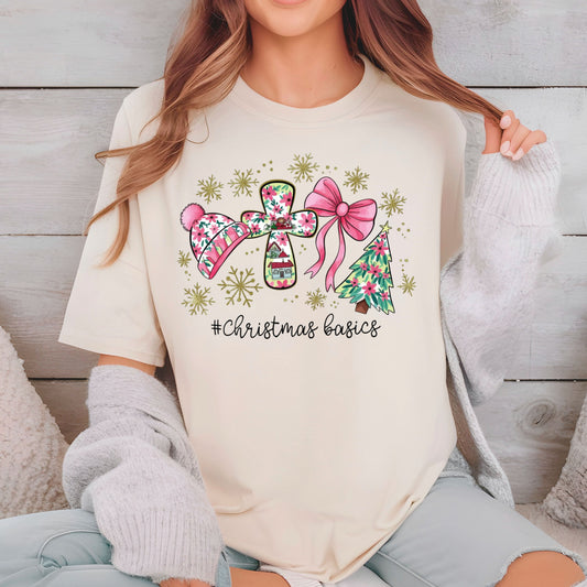 Christmas Basics Glitter DTF Transfer