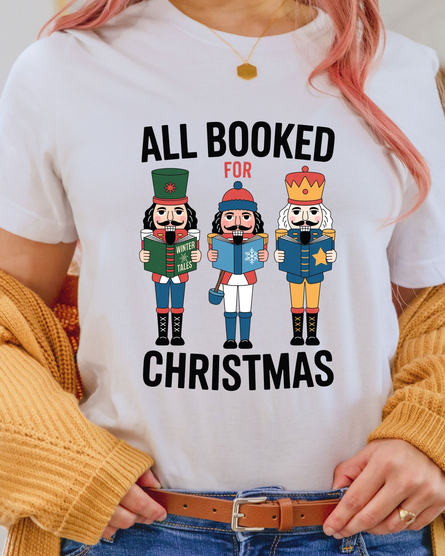 Christmas Bookish DTF Transfer Nutcracker Ready to Press