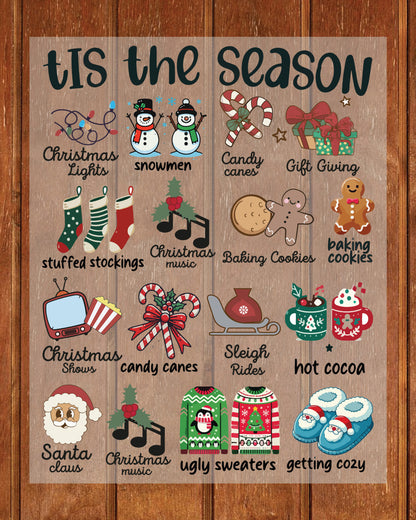 Christmas DTF Transfer