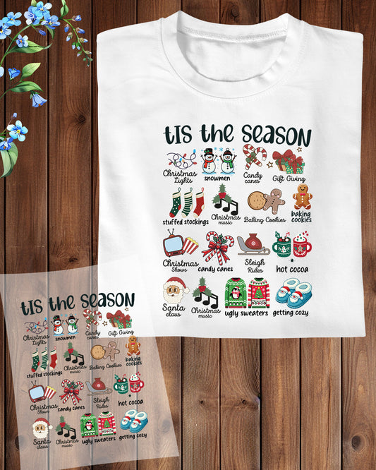 Christmas DTF Transfer