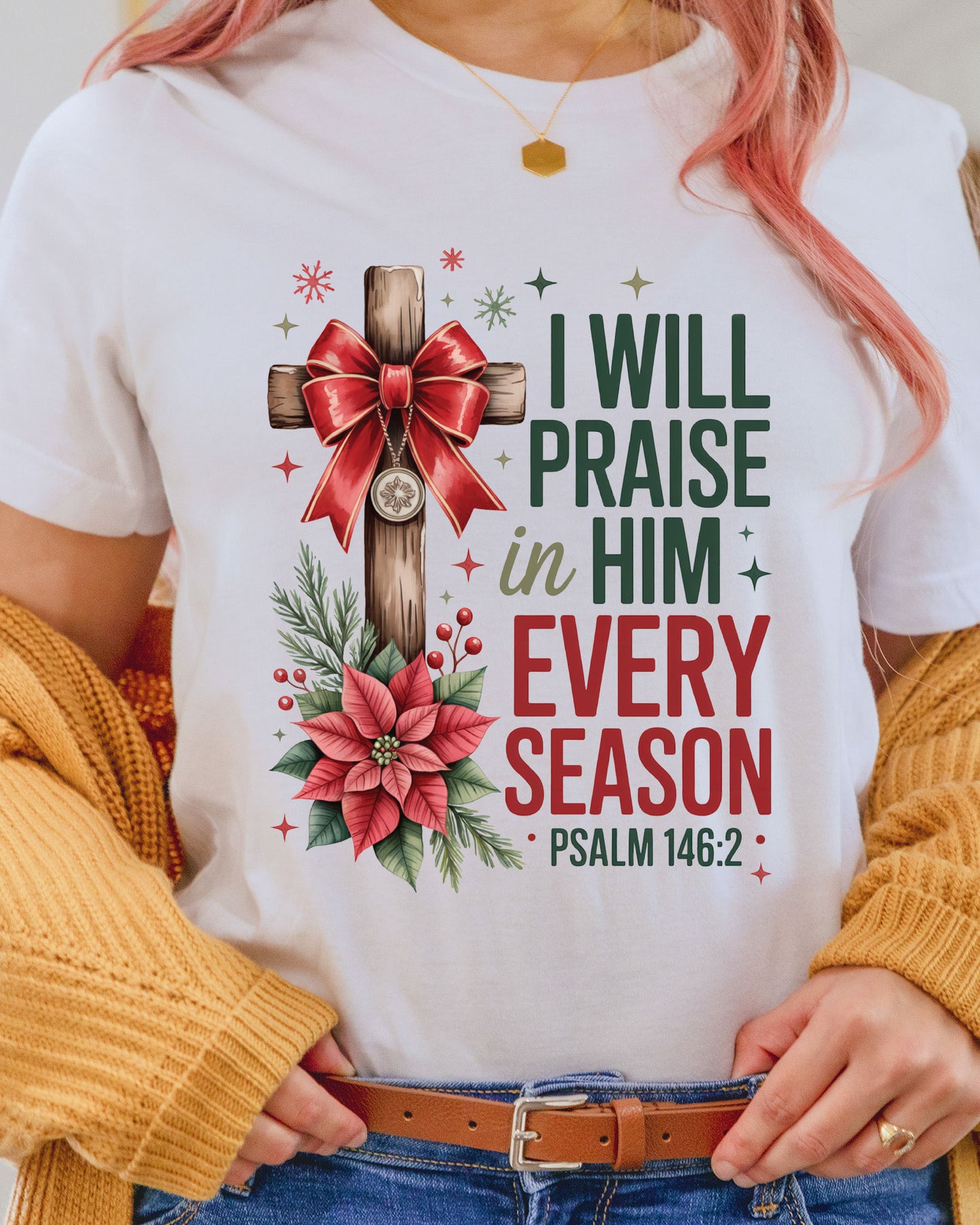 Christmas Faith DTF Transfer