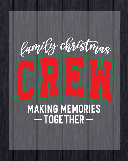 Christmas Family DTF Transfers Making Memories Together
