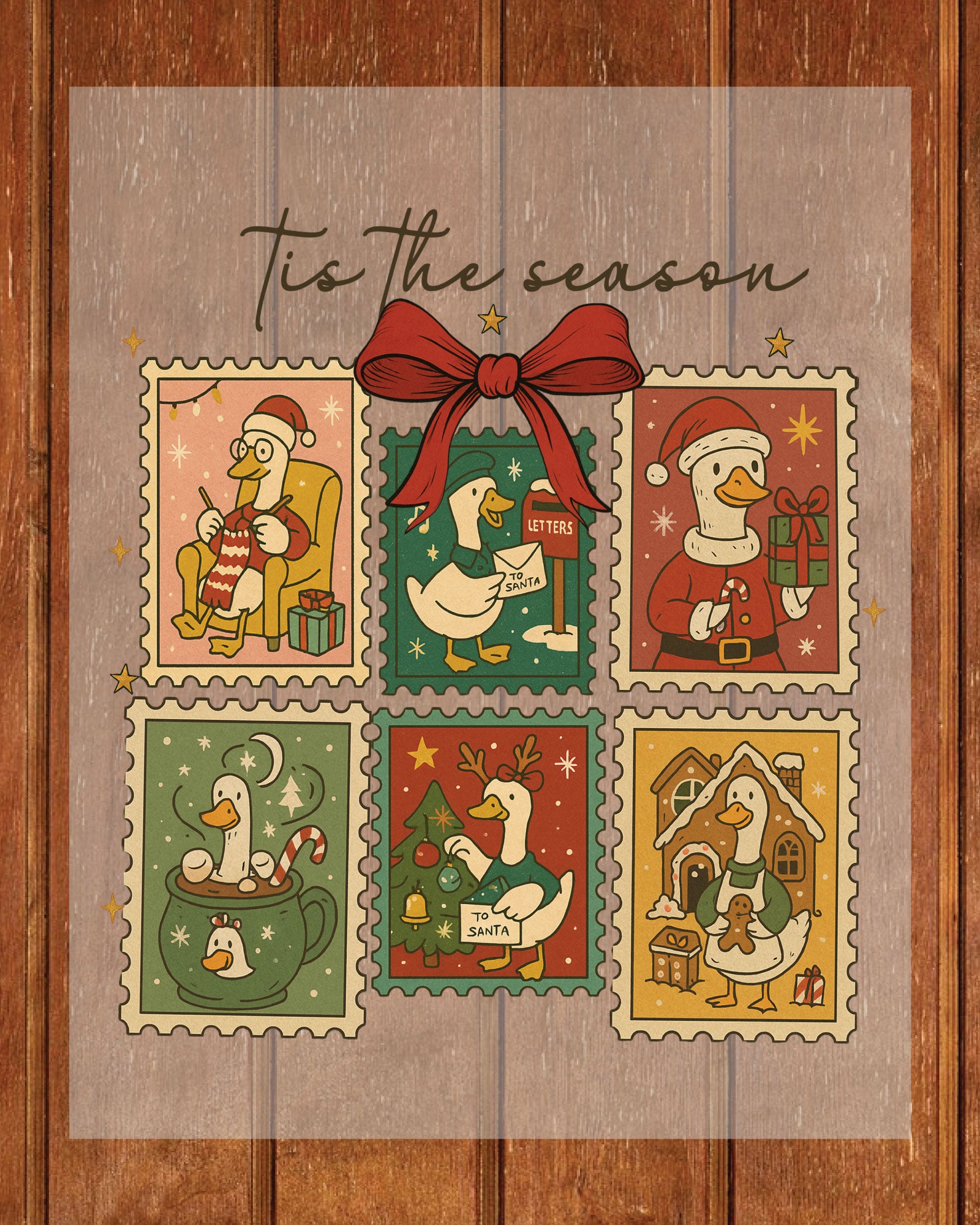 Christmas Funny Silly Goose DTF Transfers