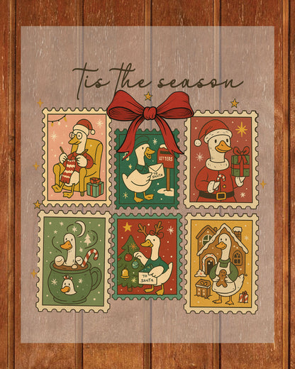 Christmas Funny Silly Goose DTF Transfers