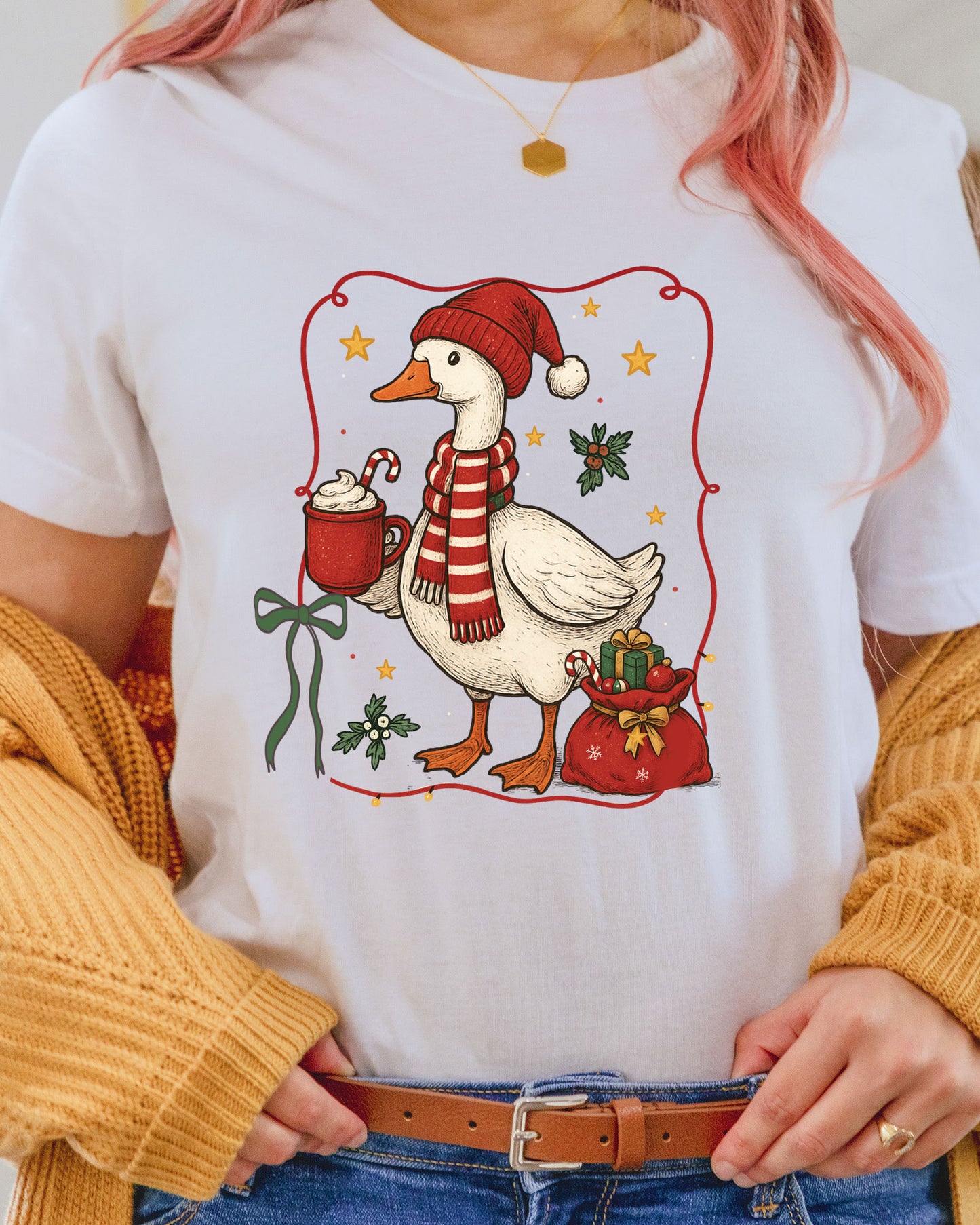 Christmas Goose DTF Transfer