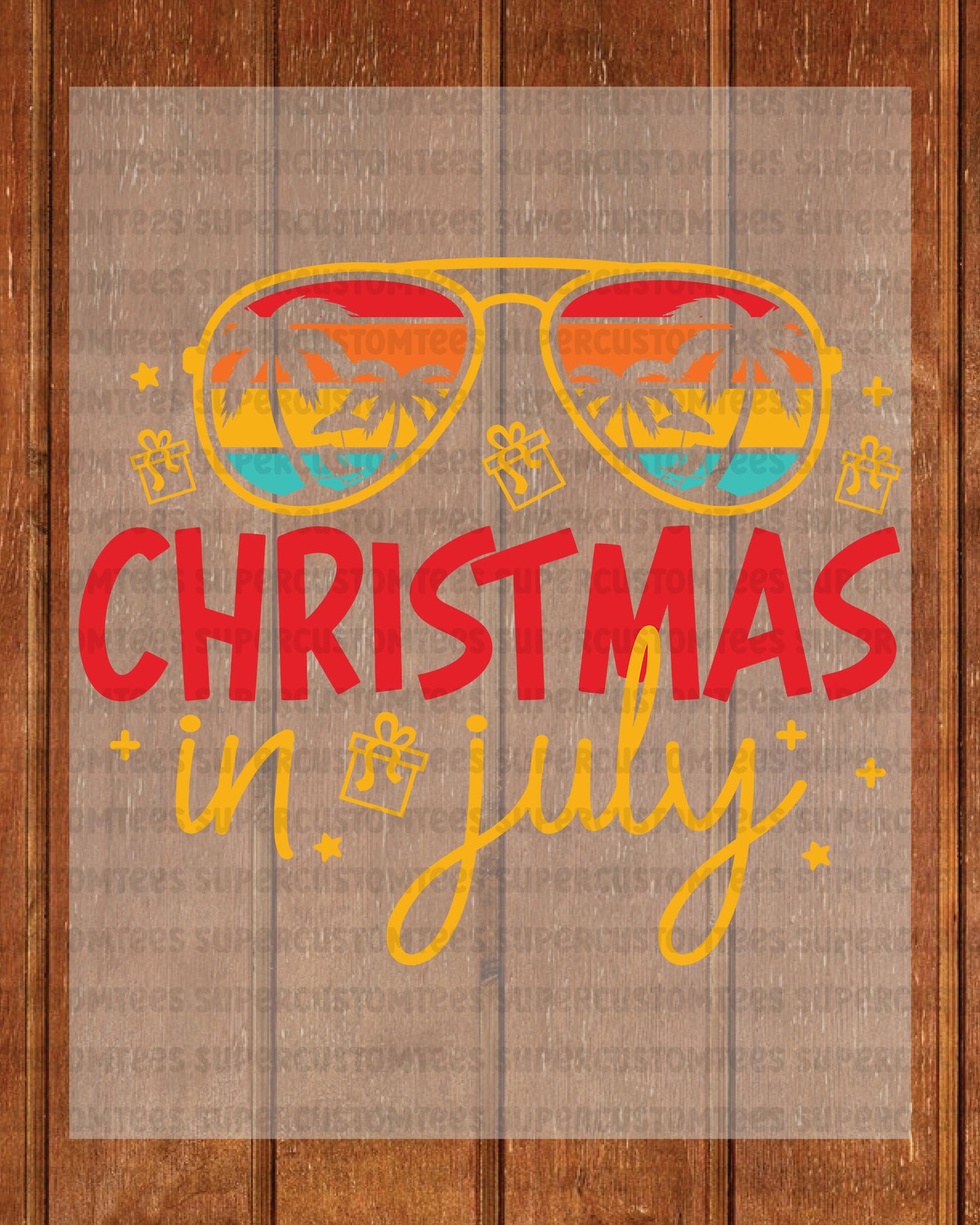 Christmas in July DTF Transfer