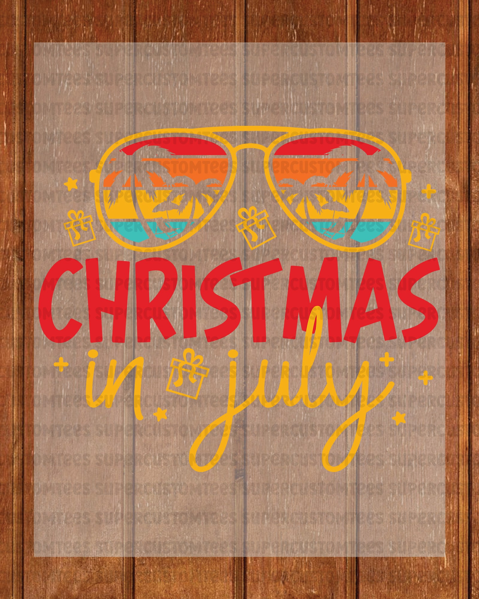 Christmas in July DTF Transfer