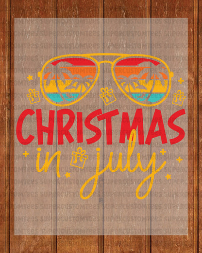 Christmas in July DTF Transfer