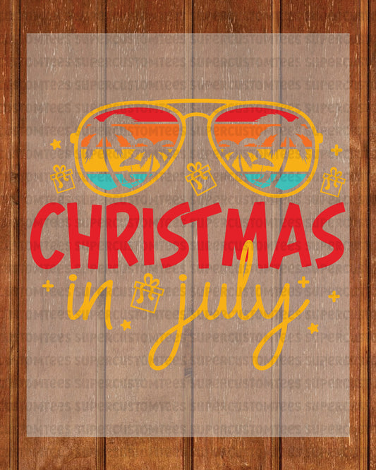 Christmas in July DTF Transfer