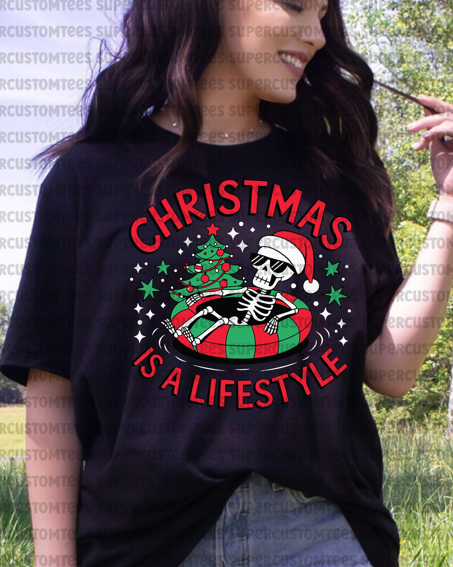 Christmas in July party Heat Transfer for Shirts