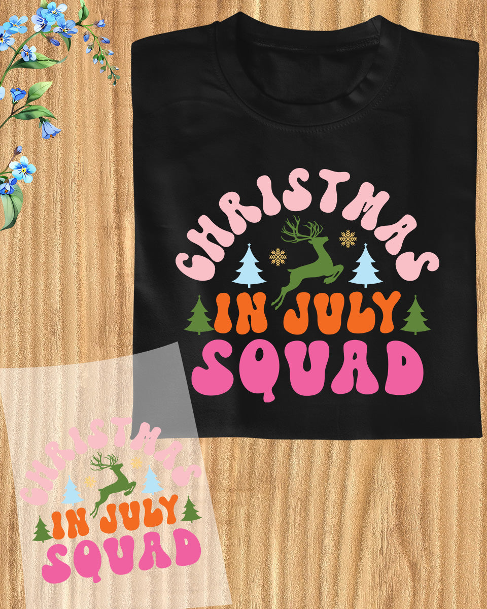 Christmas In July Squad DTF Transfer