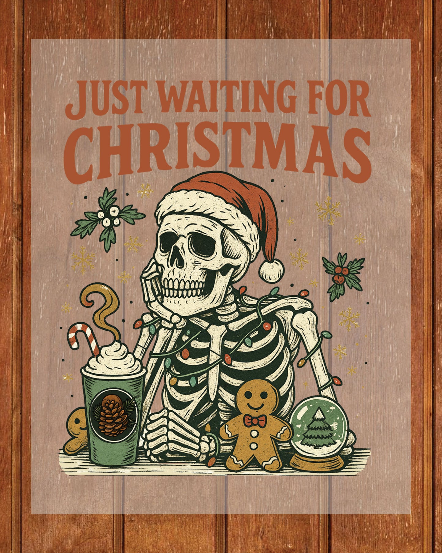 Christmas Skeleton DTF Transfers