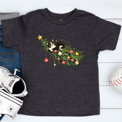 Christmas Cat Tree Sweatshirt, Christmas Cats Shirt, Meow Christmas Sweatshirt, Cat Lover Gift ,Holiday Cute Christmas Sweater