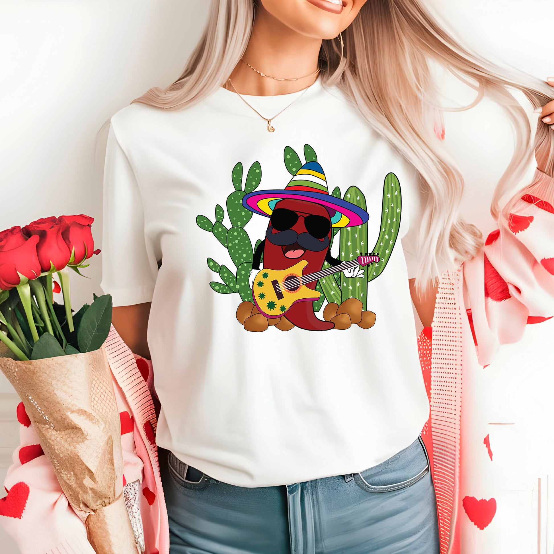 Cinco De Mayo Chili Funny Iron on Transfers for Shirts