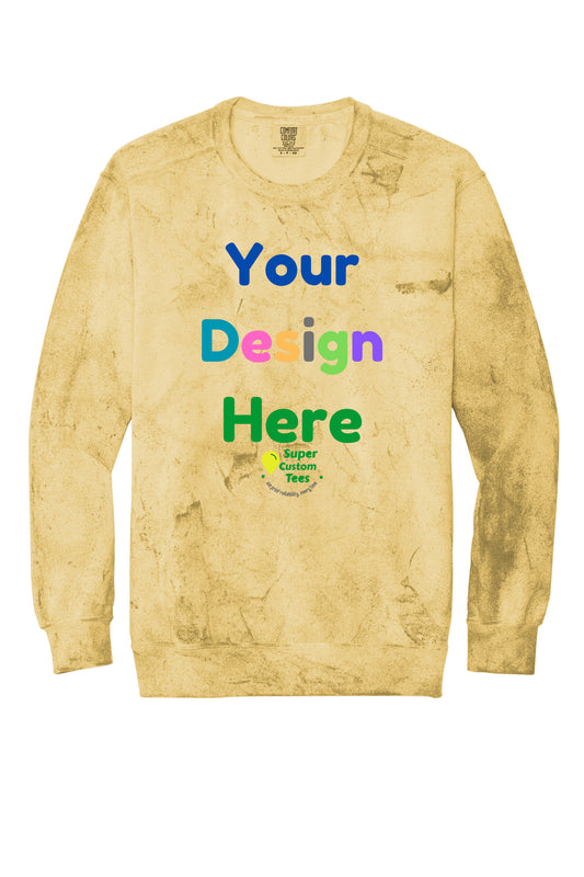 Comfort Colors CC1545 - Unisex Color Blast Crewneck Sweatshirt