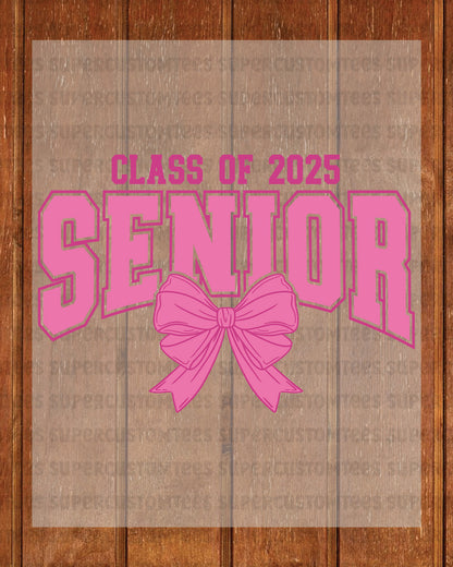 Class of 2025 Senior Bow DTF Transfer