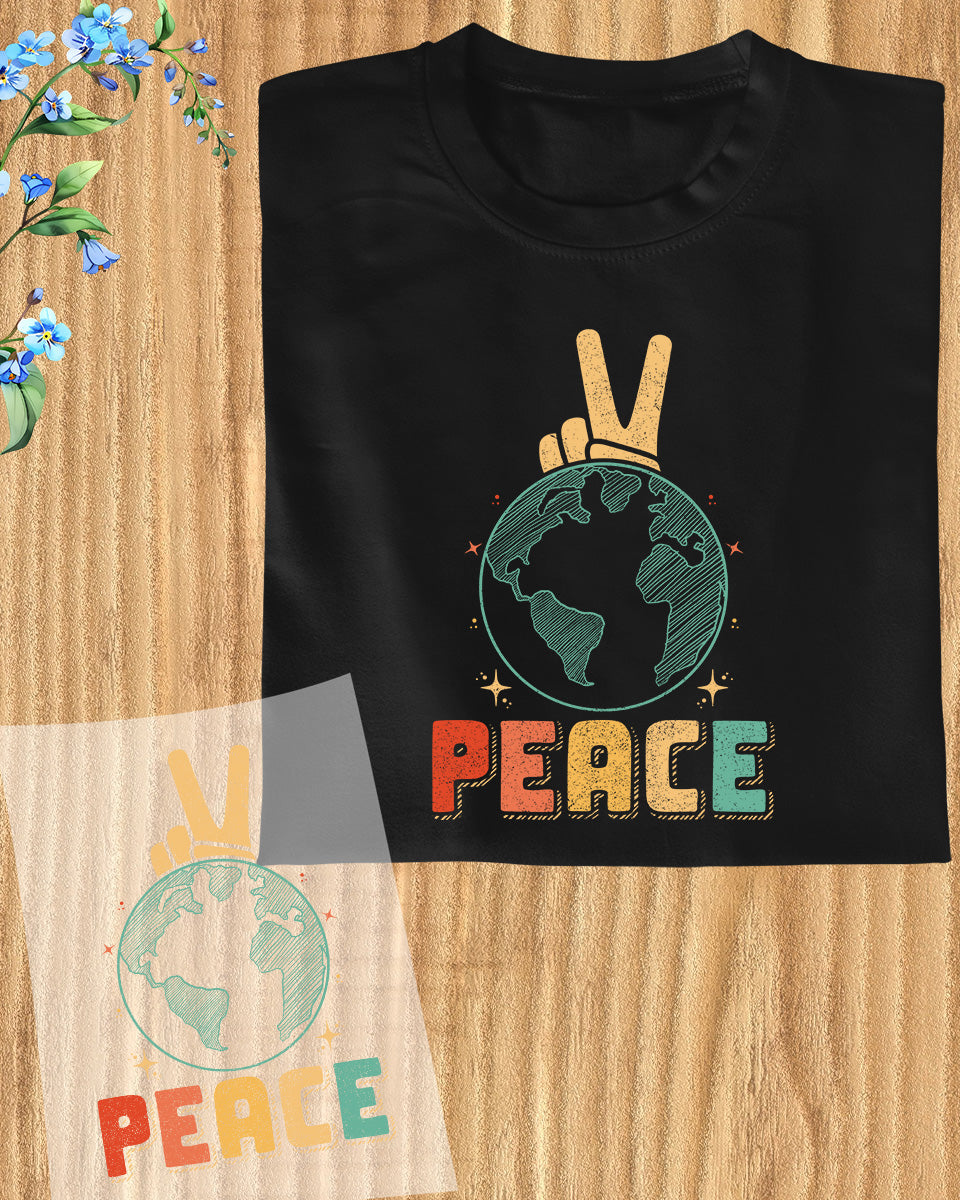 Climate Change Awareness DTF Transfer Ready to Press