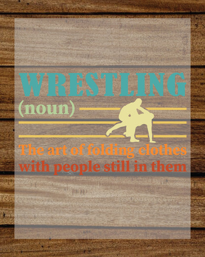 Wrestling Definition DTF Transfer Film