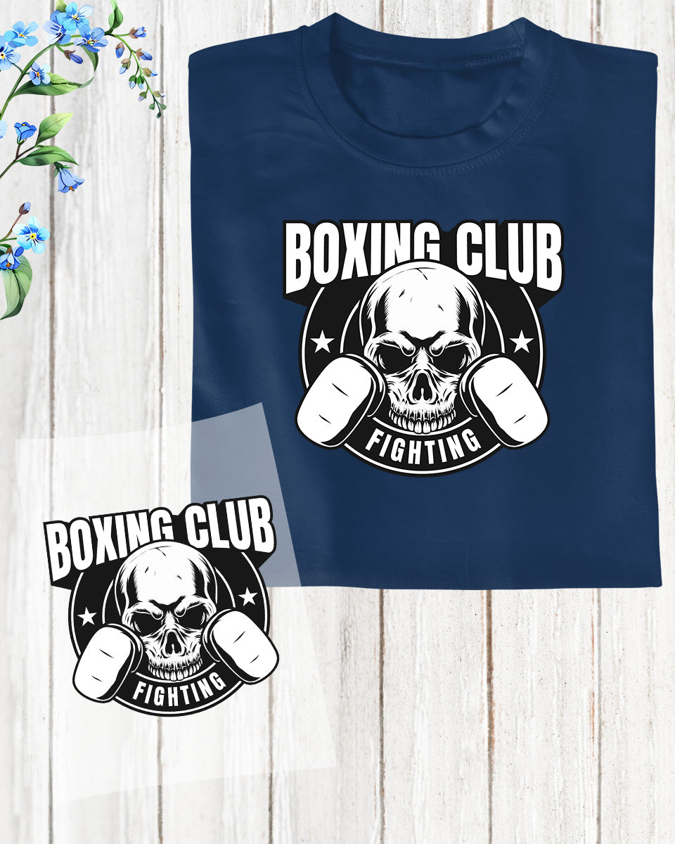 Boxing Club Fighting DTF Transfer Film