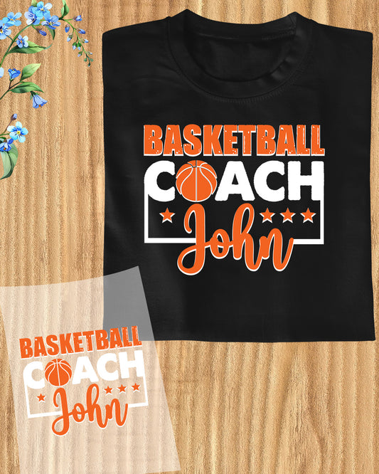 Basketball Coach John DTF Transfer Film