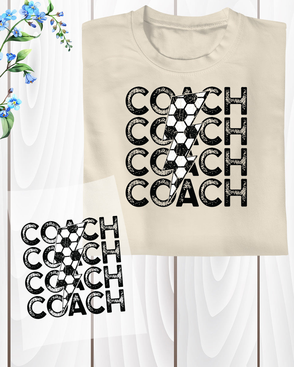 Coach Soccer DTF Transfer Film