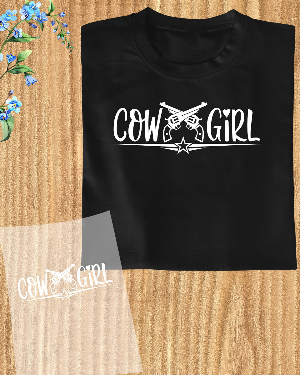 Cow Girl Trendy DTF Transfer Film