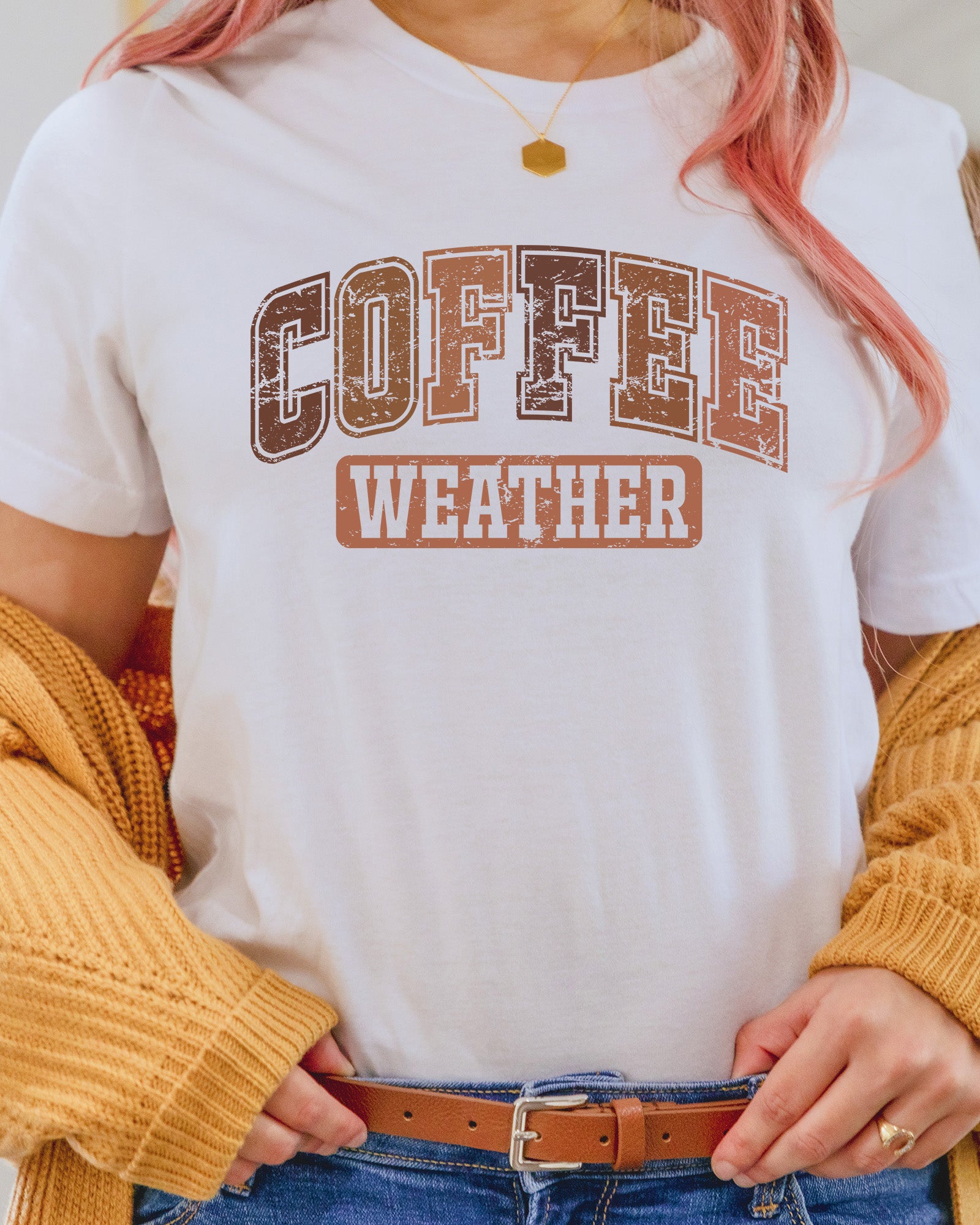 Coffee Weather Cozy Season Fall DTF Transfer