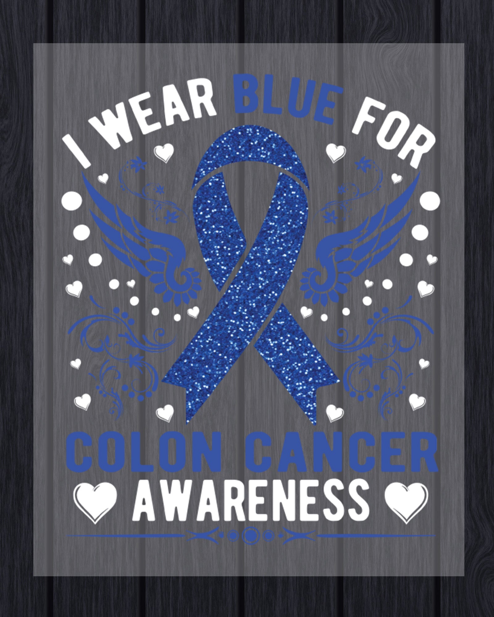 Colon Cancer Ready to Press DTF Transfer