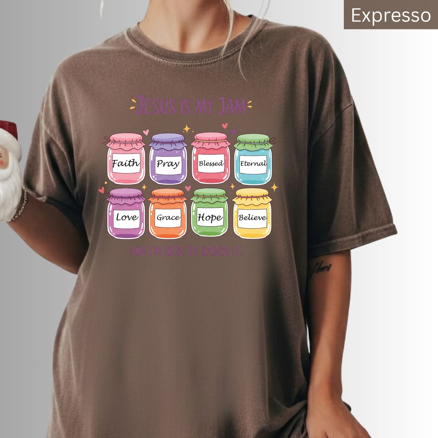 Comfort Colors® Christian Shirt Jesus Is My Jam Tees Funny Jesus Christian Mom Gift Religious Bible Verse Shirts