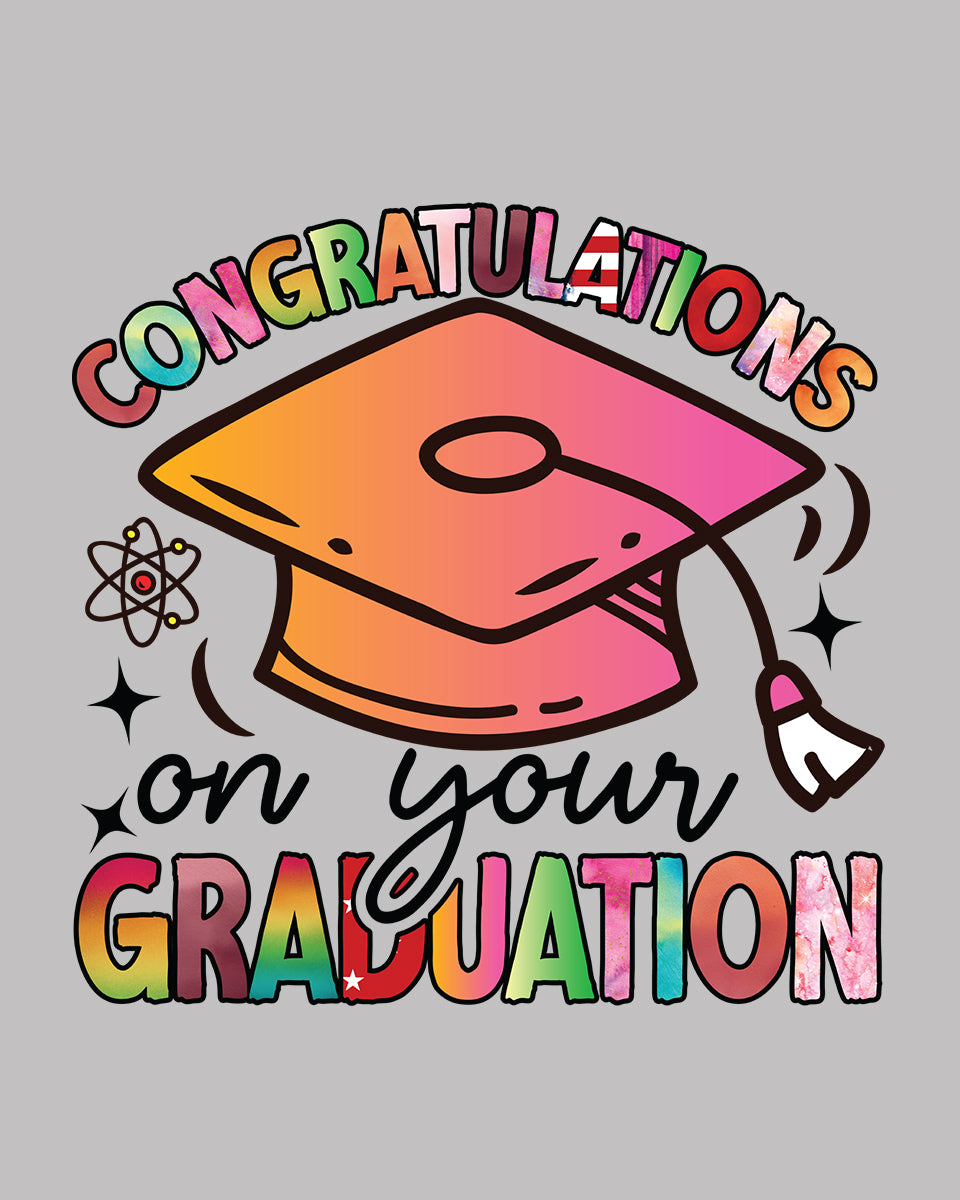 Congratulations On Your Graduations DTF Transfer Film