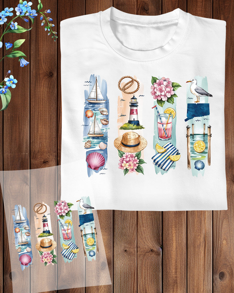 Connecticut DTF Transfer Ready to Press