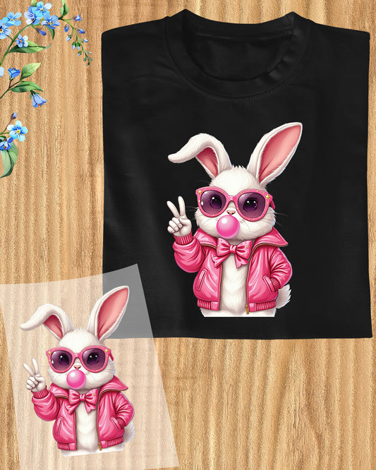 Cool Bunny DTF Transfers Ready To Press