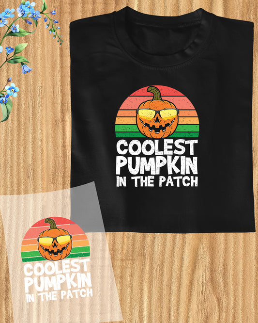 Coolest Pumpkin in The Patch DTF Transfer Film