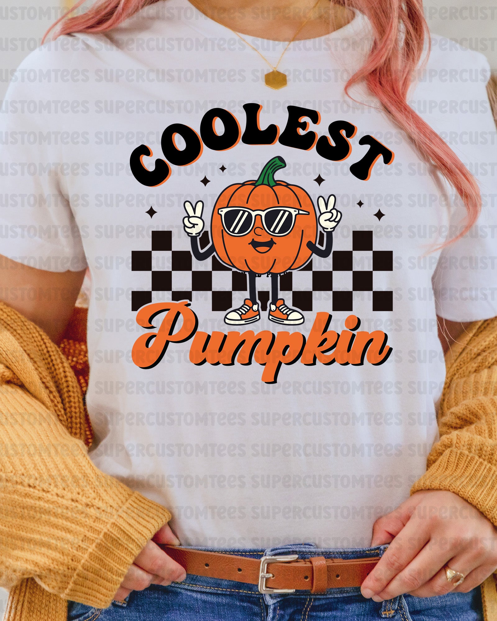 Coolest Pumpkin in the Patch Fall Season DTF Transfer