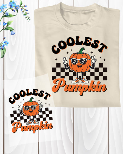 Coolest Pumpkin in the Patch Fall Season DTF Transfer