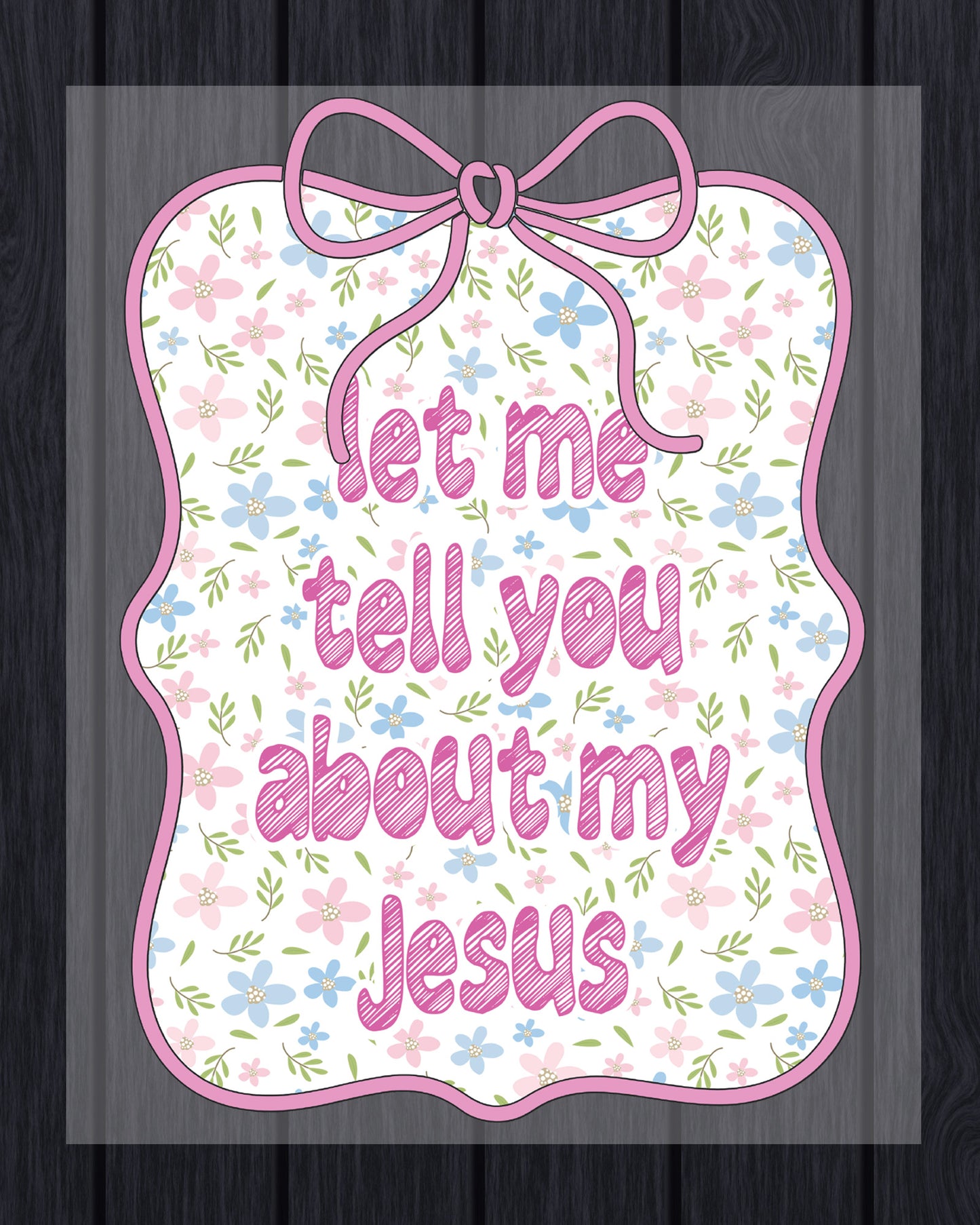 Coquette Christian DTF Transfer