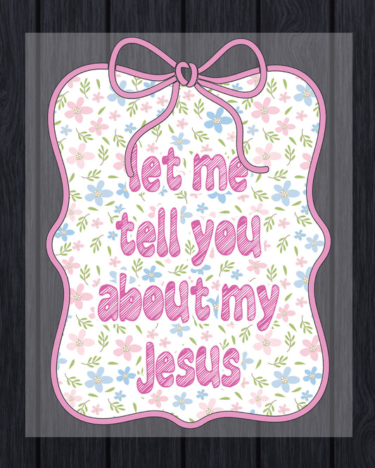 Coquette Christian DTF Transfer