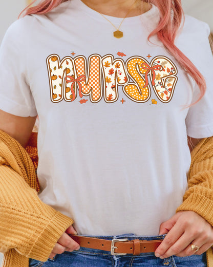 Coquette Fall Nurse Preppy Autumn Nurse DTF Transfer