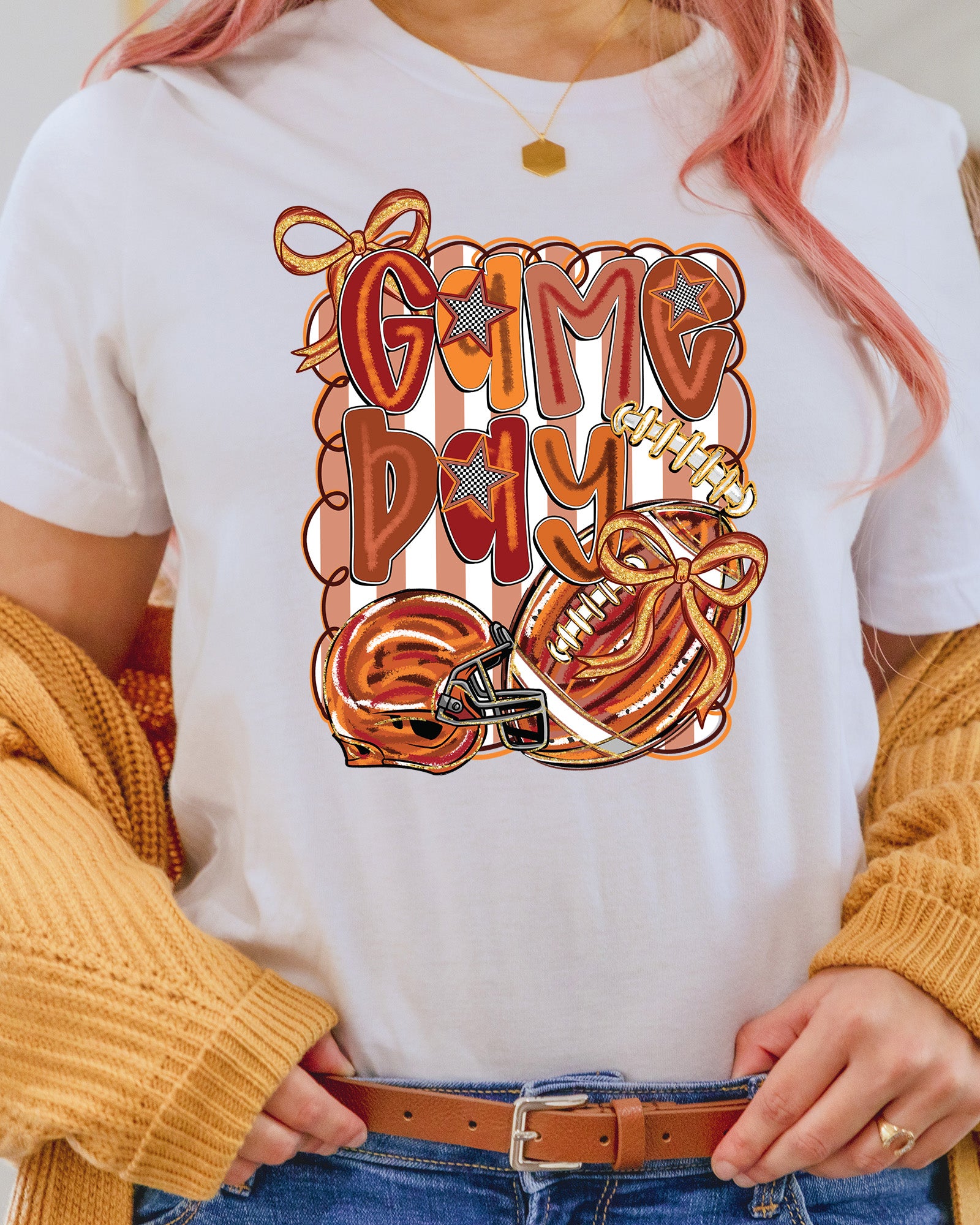 Coquette Football Game Day DTF Transfer