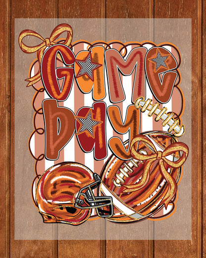 Coquette Football Game Day DTF Transfer