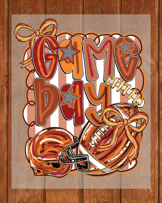 Coquette Football Game Day DTF Transfer