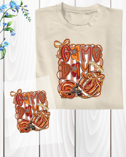 Coquette Football Game Day DTF Transfer